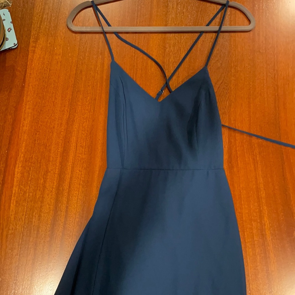 Lulus teal long dress